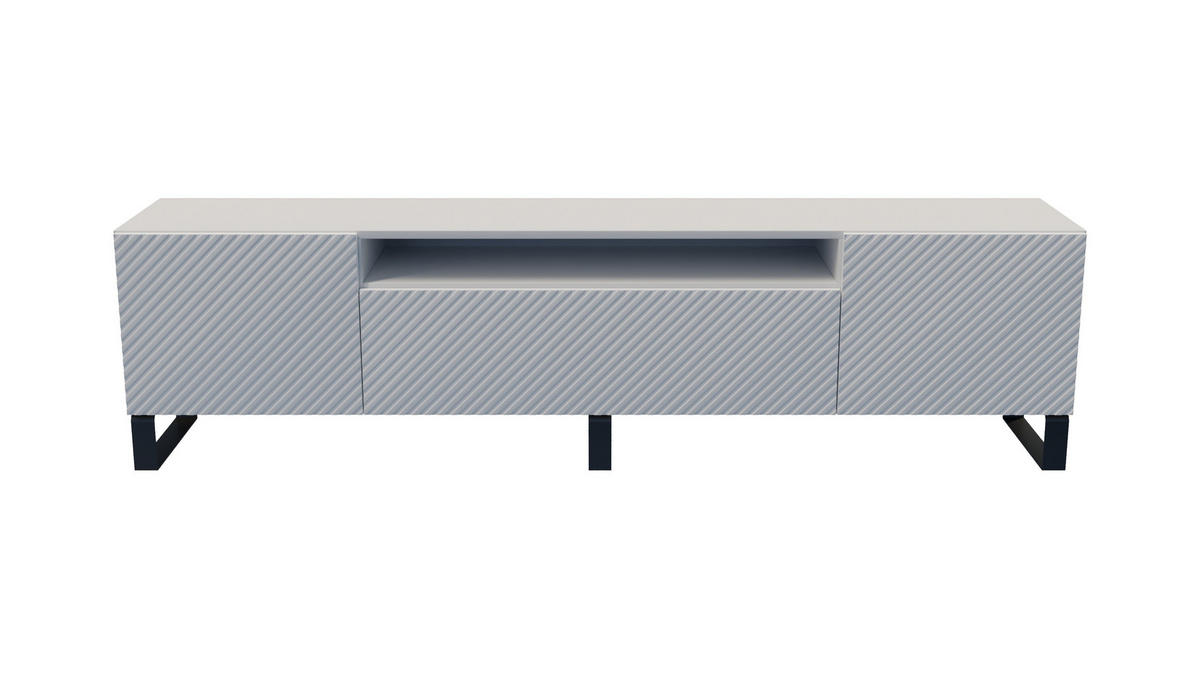 TV-SCHRANK KLER - Weiß, Holzwerkstoff (200/53/41cm) - Meblini