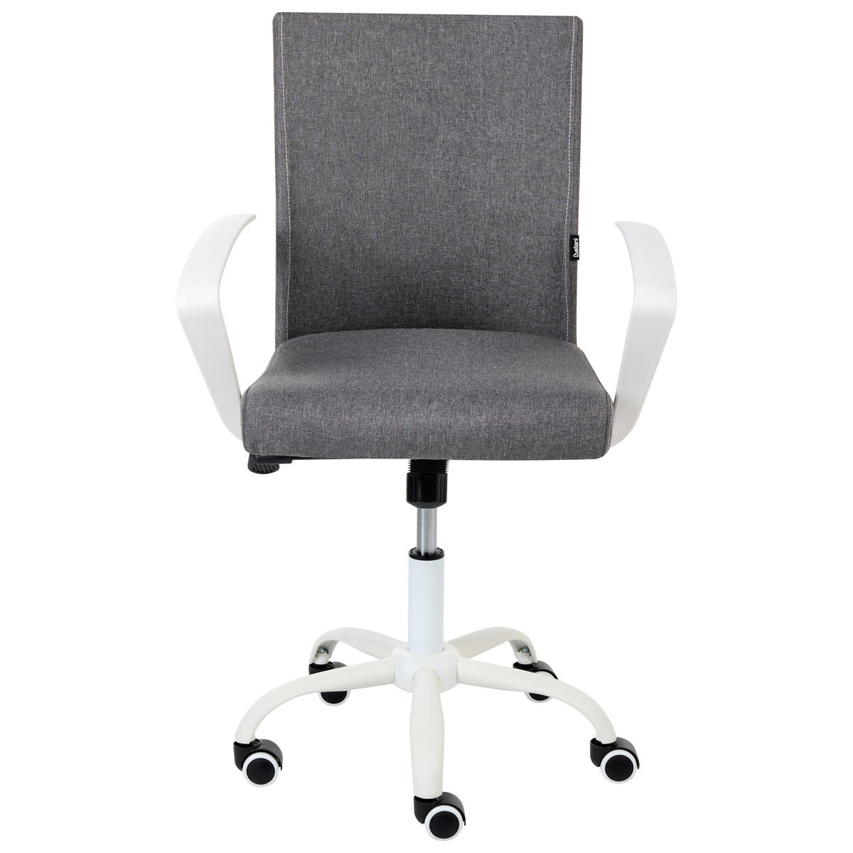 BÜROSTUHL Dunkelgrau Modra - Dunkelgrau, Textil (52/91/52cm) - Beliani