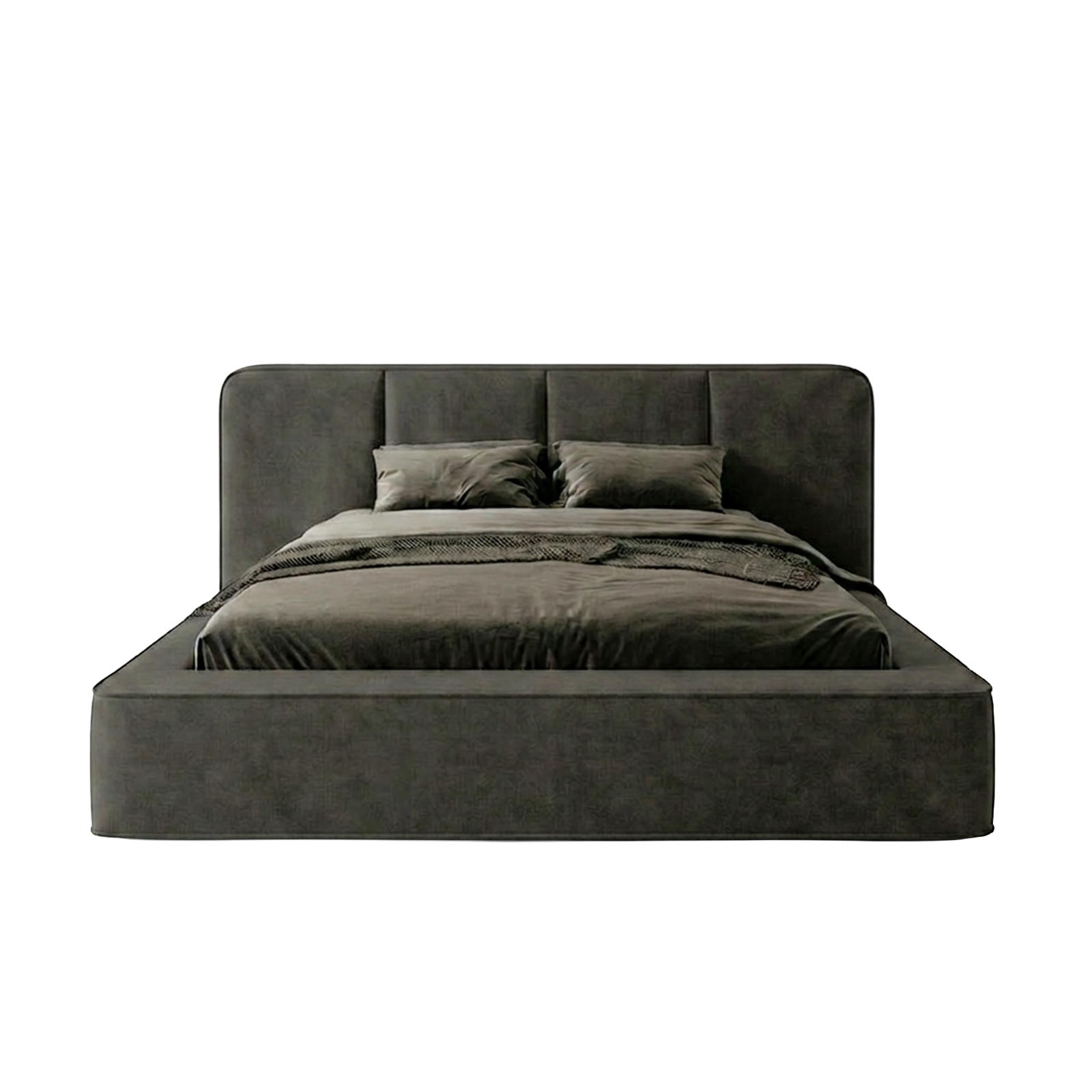 Fedve POLSTROVACÍ POSTEL RANDELA 200x200 cm, Antracit