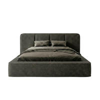 POLSTERBETT RANDELA 180x200 cm, Anthrazit - Anthrazit, Textil (200/180cm) - Fedve