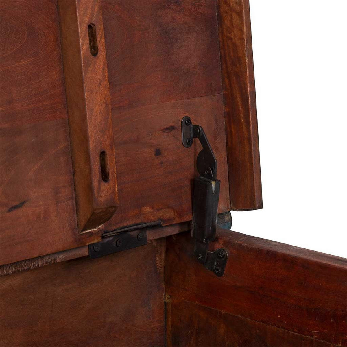 COUCHTISCH aus holz 100x100x47cm - Blau, Holz (100/100/47cm) - Wanderlust