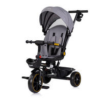 DREIRAD Max Sport 2 in 1 grau Dreirad, Becherhalter, Sitz umkehrbar, Korb - Grau, Metall (116/50/95cm) - Chipolino