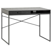 SCHREIBTISCH Schwarz - Schwarz, Holzwerkstoff (45/110/75cm) - ebuy24
