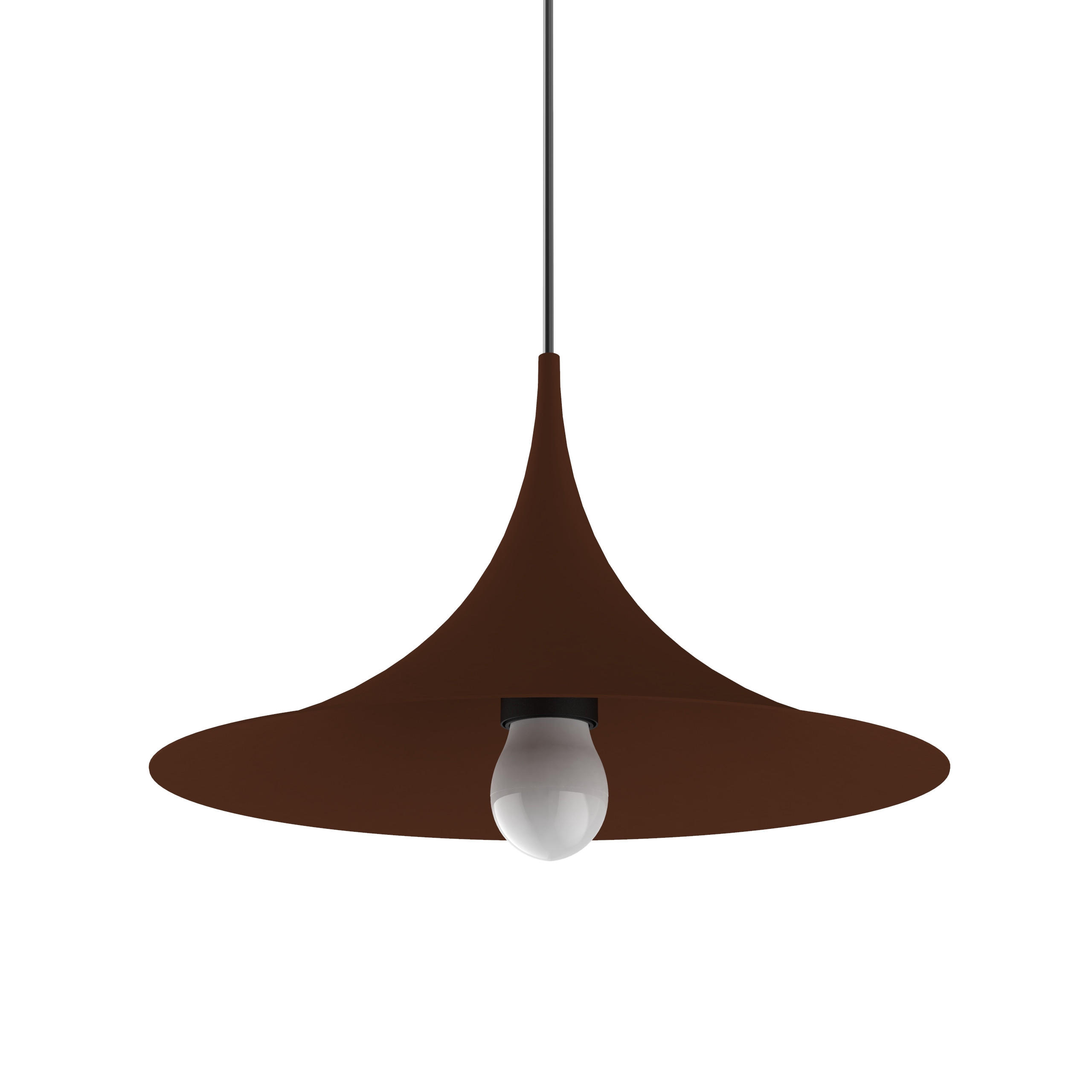 HÄNGELEUCHTE - Dunkelbraun, Metall (33/33/16cm) - Lumicom