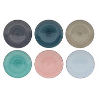 SPEISETELLER Barbados ø 27 cm - 6 Stück - Multicolor, Keramik (27cm) - Studio Tavola