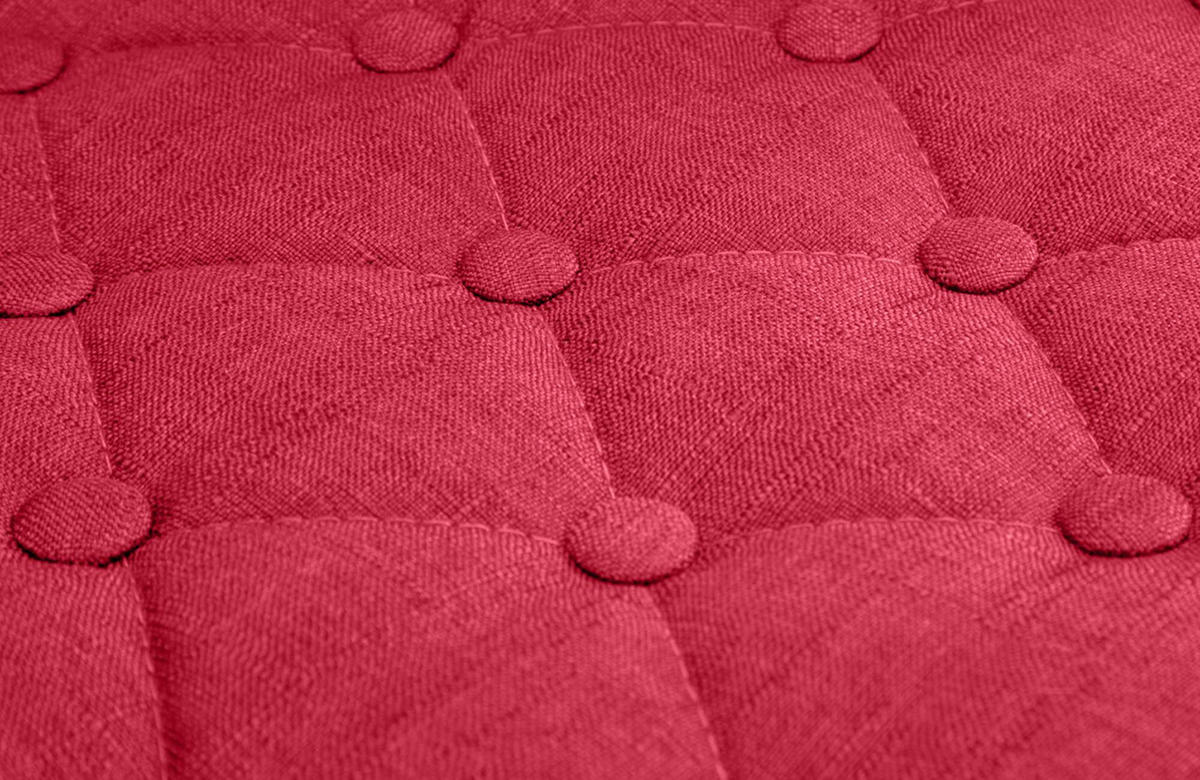 DREHSTUHL Stoff rot - Chromfarben/Rot, Textil/Metall (62/76/55cm) - CLP