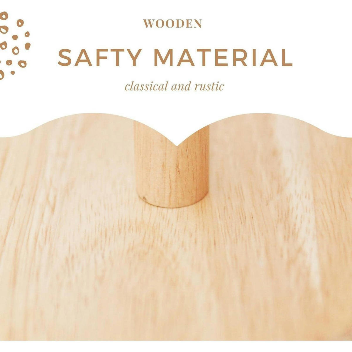 KÜCHENROLLENHALTER Holz Natur 35 cm - Weiß, Holz (18/7.6/35cm)