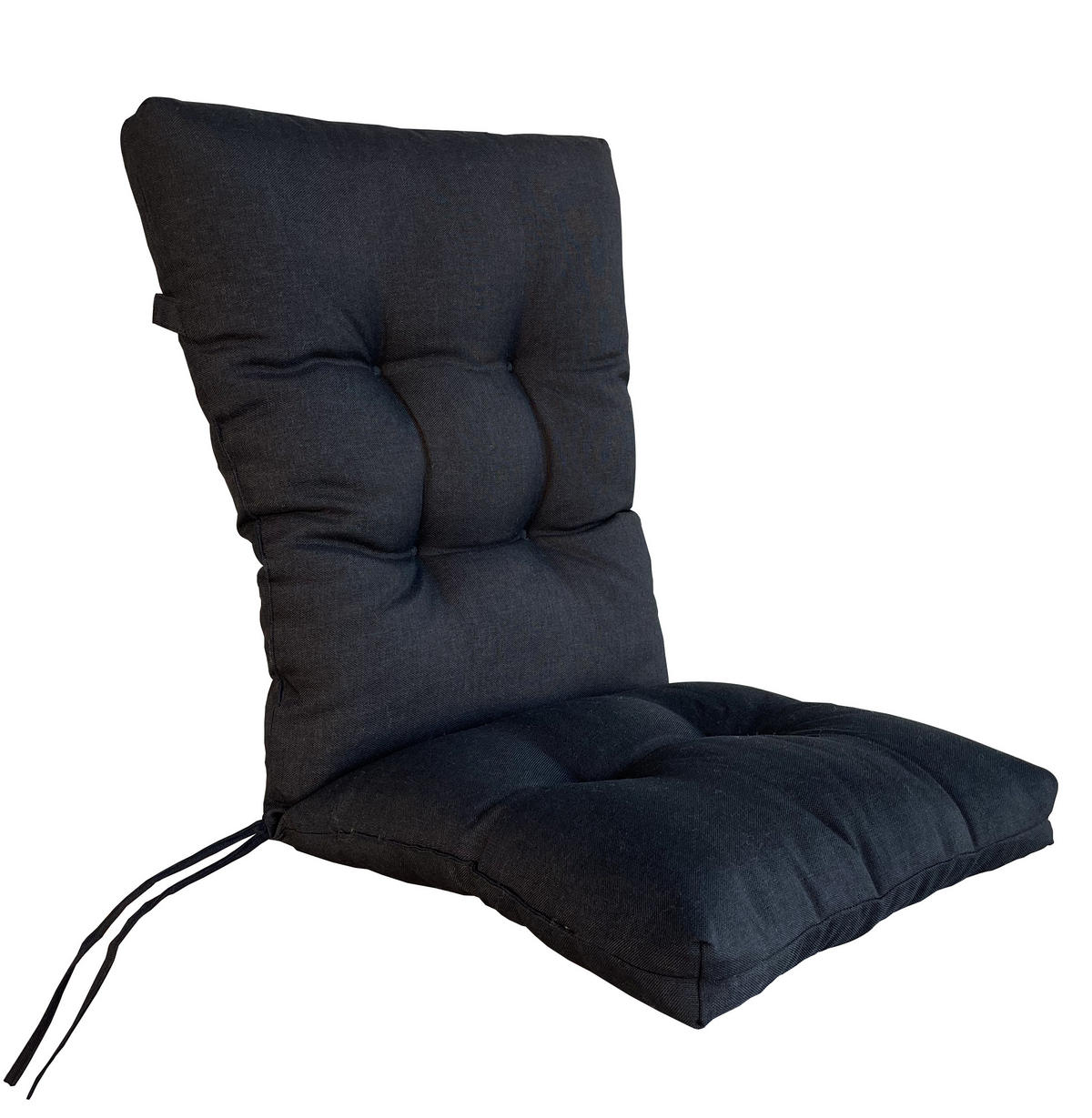 SITZKISSEN Hochlehner 48x113 cm Anthrazit - Grau, Textil (48/8/113cm) - QUICK STAR