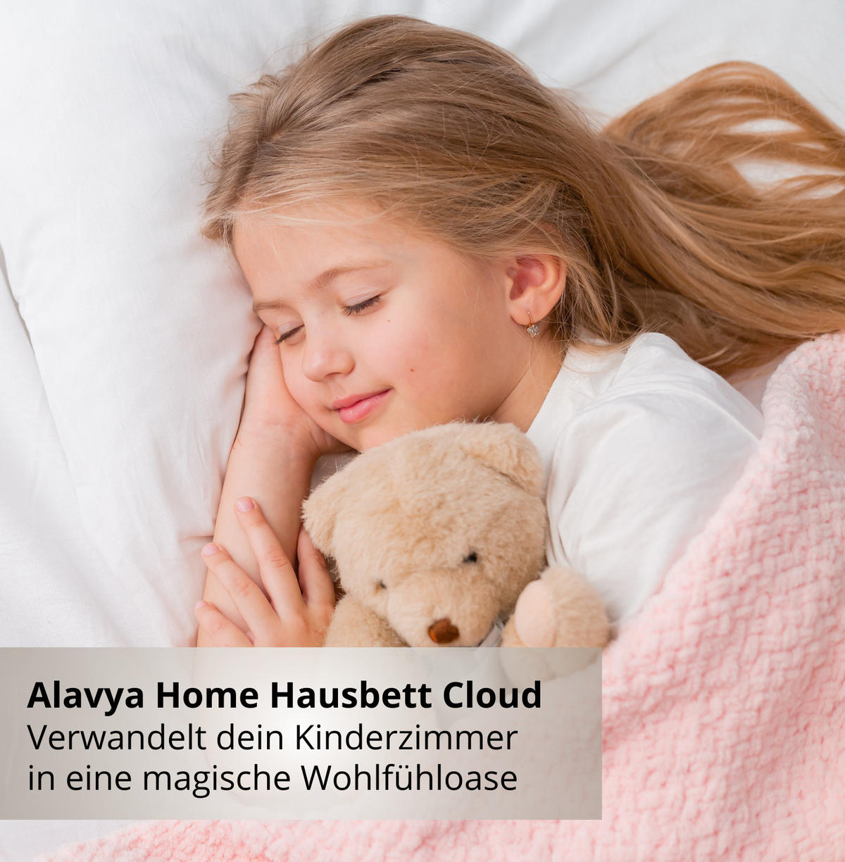 HAUSBETT CLOUD - Weiß, Holz (90/200cm) - Alavya Home