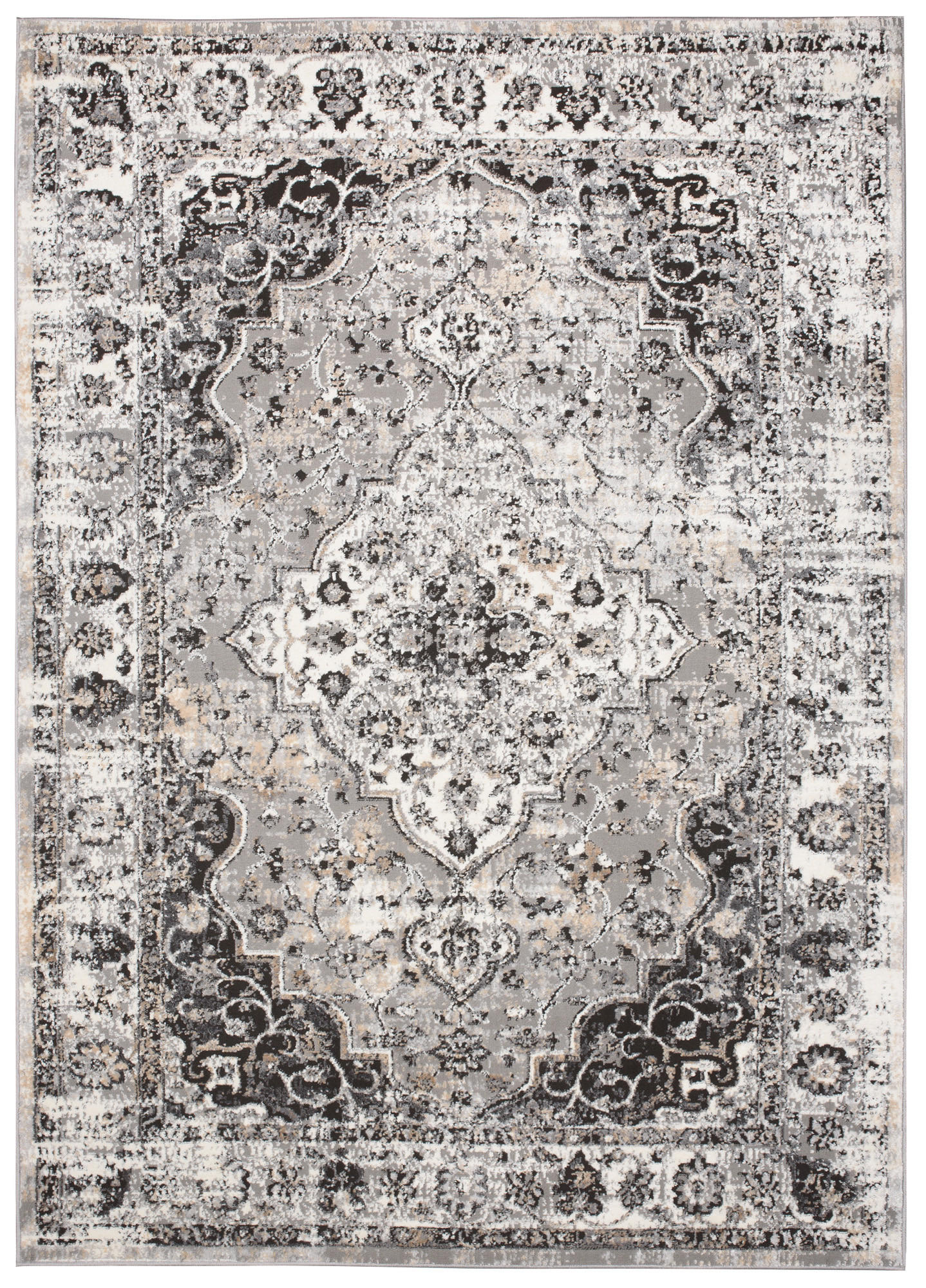 Tapiso Teppich Grau 160x220 cm