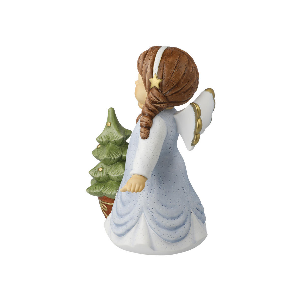 DEKOFIGUR Mein funkelndes Weihnachtsbäumchen, Nina & Marco, Porzellan, Bunt - Multicolor, Keramik (16/25.5/22.5cm) - Goebel