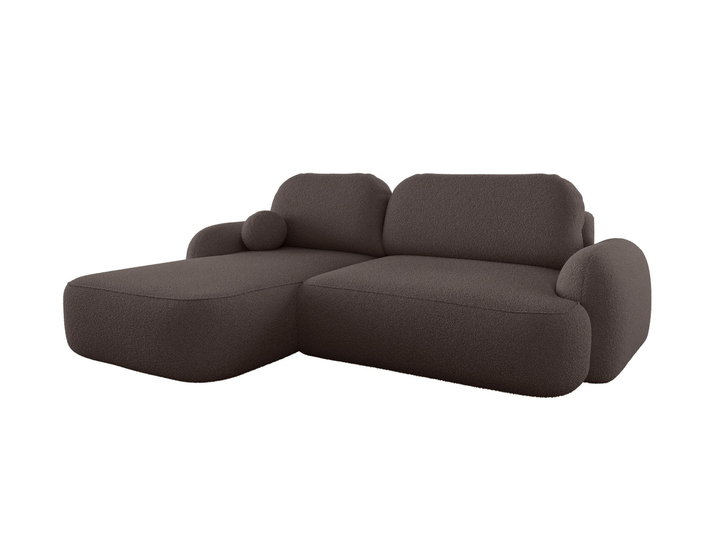ECKSOFA MOLLY L Links QUELLE 29 mit Schlaffunktion - Braun, Textil (275/175cm) - Bedante