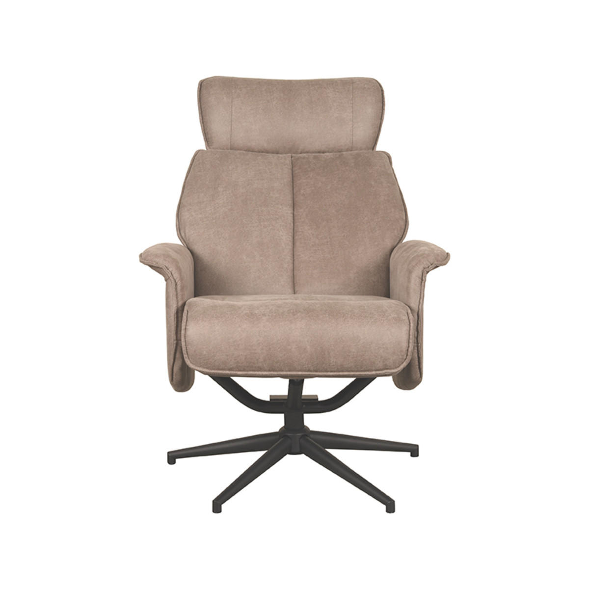 SESSEL Verdal Taupe 79/77/109 cm - Taupe, Textil (77/109/79cm) - LABEL51