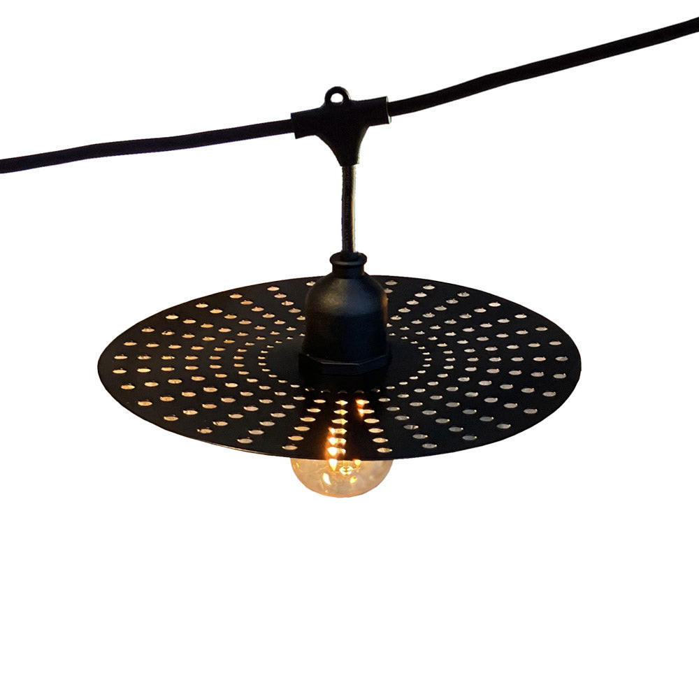 LICHTERKETTE PLANET schwarz - Schwarz, Metall (600cm) - Lumisky