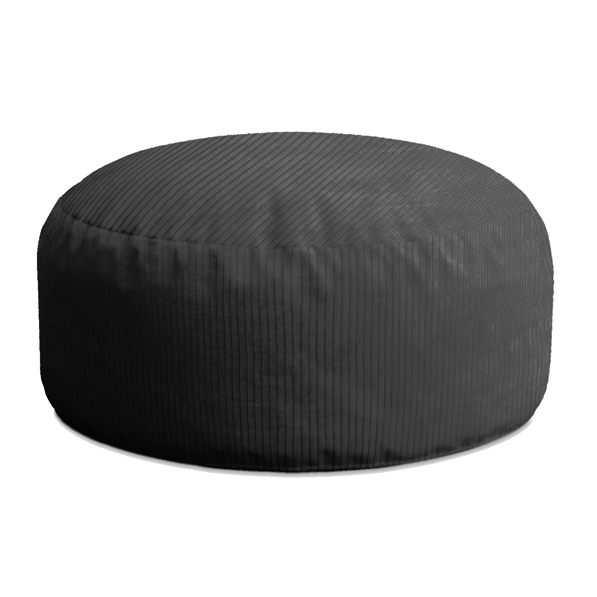 SITZSACK ROLLER Granite Gray - Dunkelgrau/Grau, Textil (70/40/70cm) - Dreamroots
