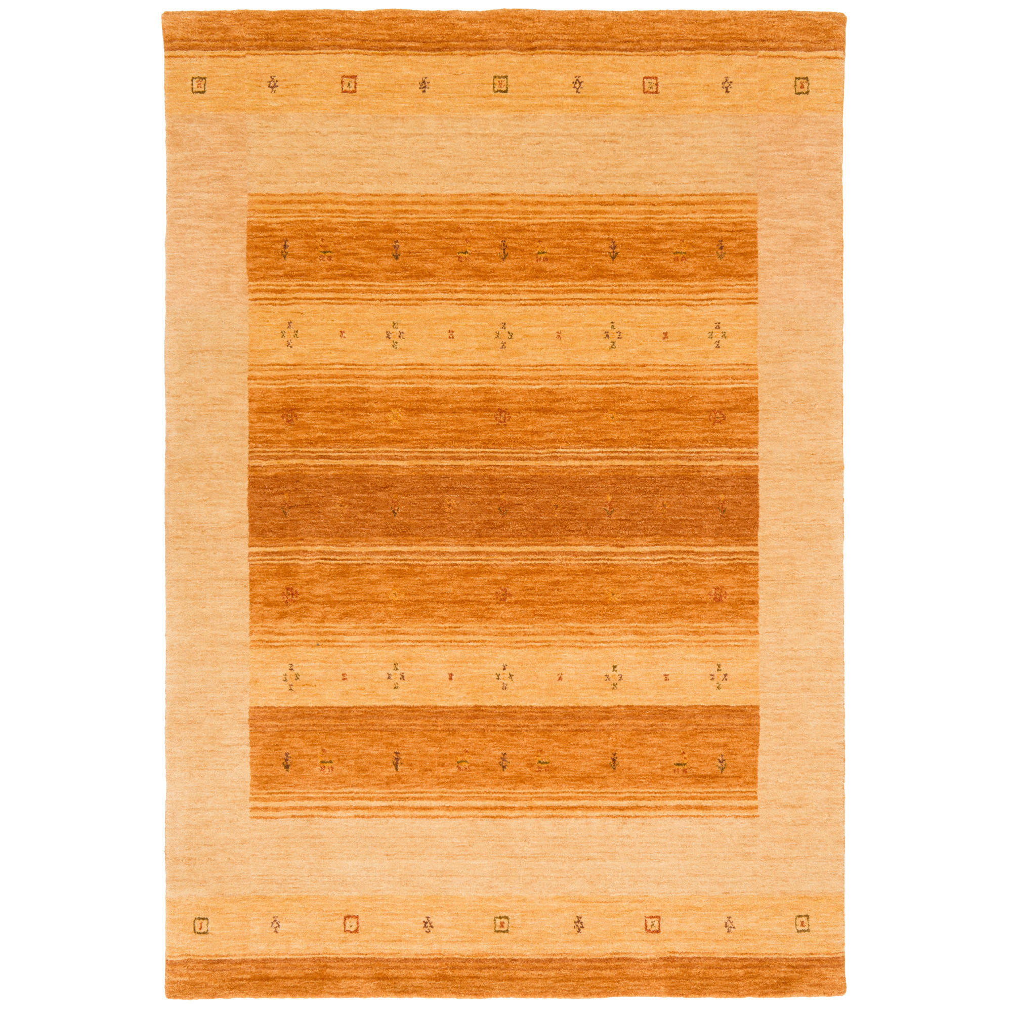 NATUR WOLLE TEPPICH GABBEH ESTA - Beige, Textil (120/180cm) - Pergamon