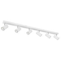 LED DECKENLEUCHTE Metall Weiß 6-flammig - Weiß, Metall (115/6/12cm) - Globo Lighting