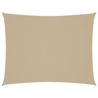 SONNENSEGEL Oxford-Gewebe Rechteckig 2x3 m Beige - Beige, Textil (300/200cm) - furnicato