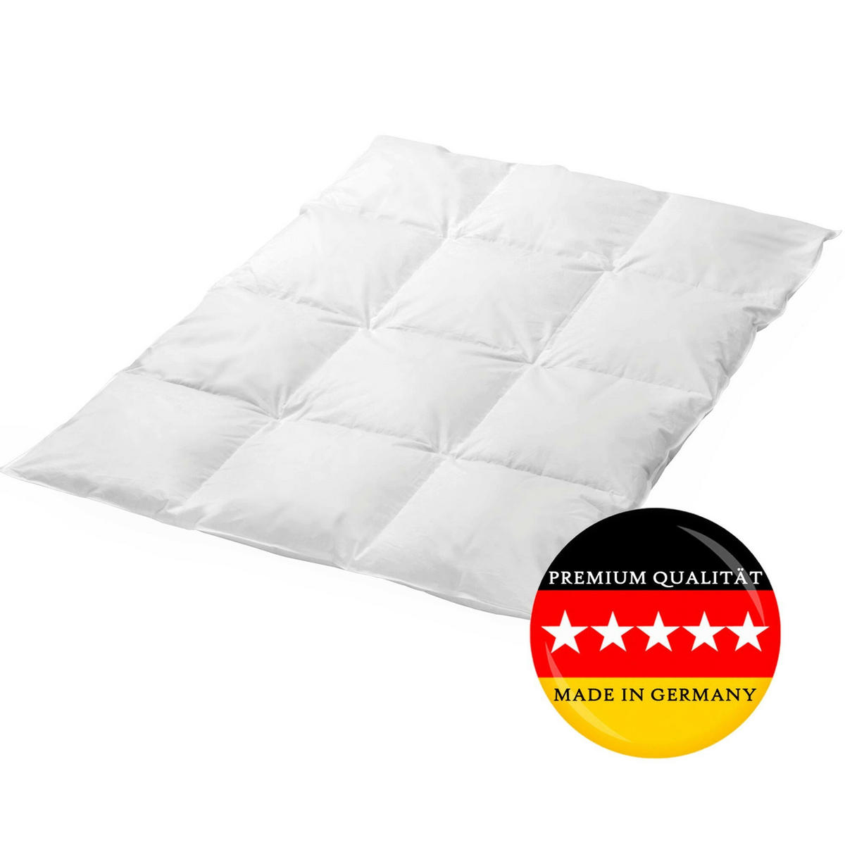 DAUNENDECKE 300g - Weiß, Textil (135/100cm) - nordic coast company