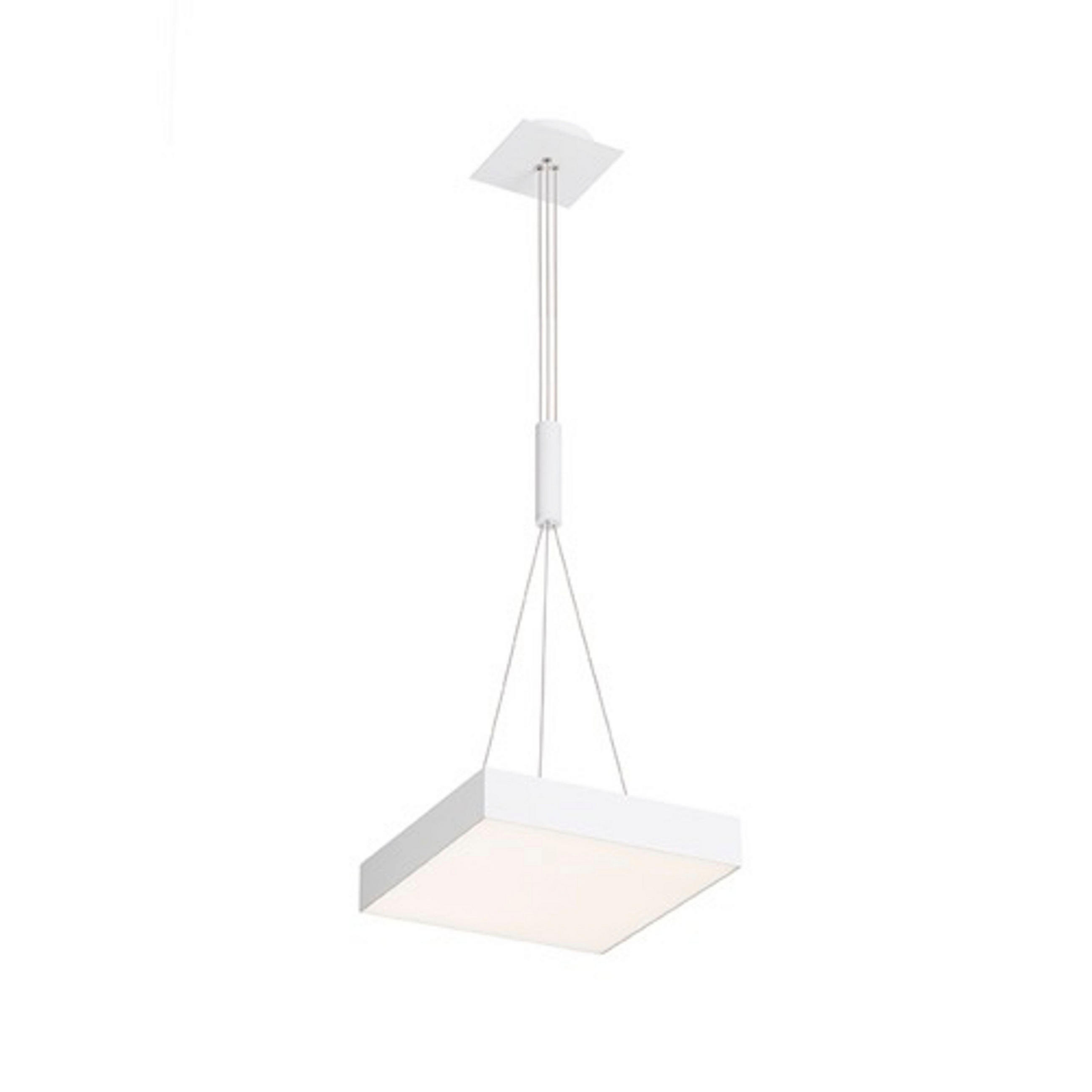 PENDELLEUCHTE LARISA SQ 30 Weiß 30 W - Weiß, Metall (30/30/55cm) - Rendl