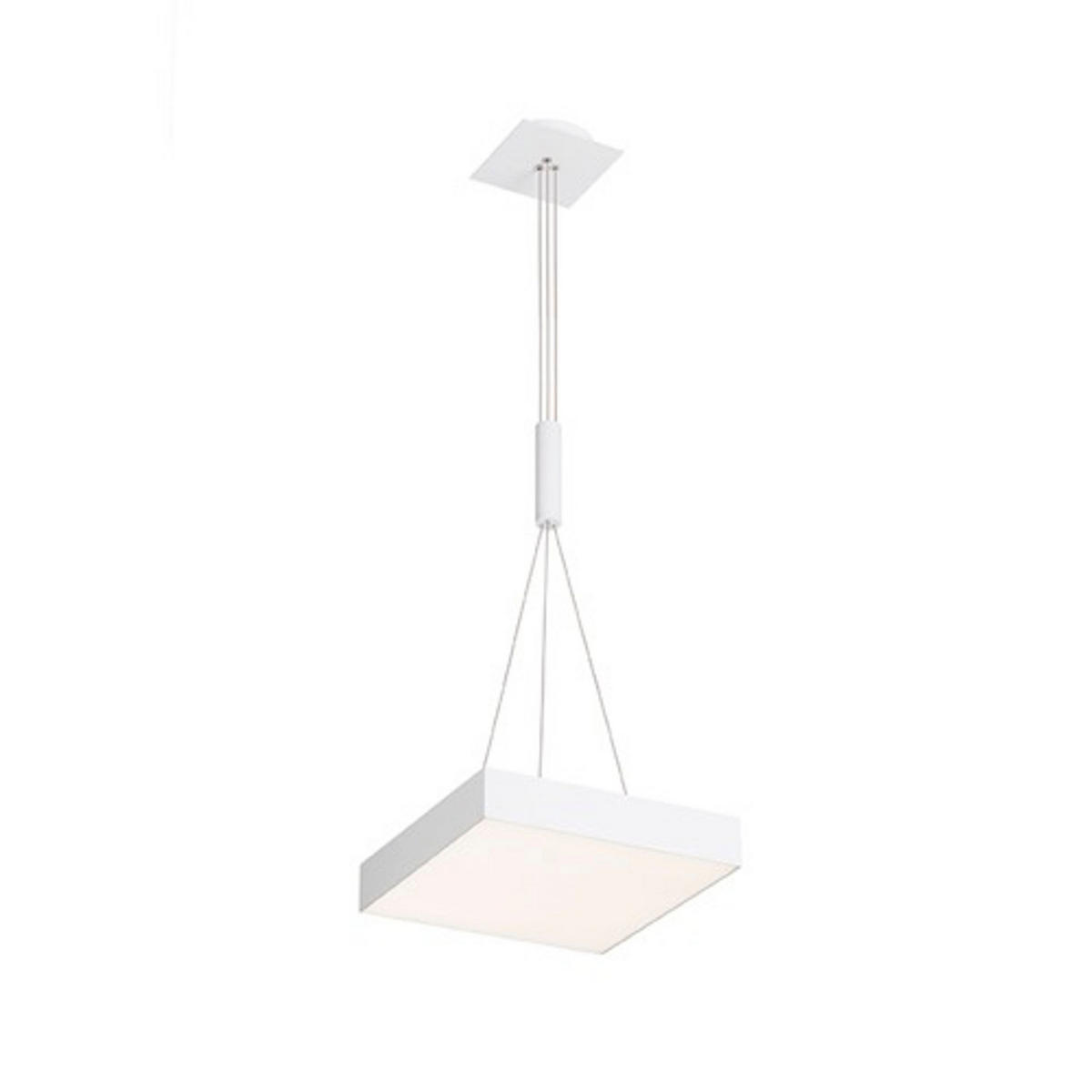 PENDELLEUCHTE LARISA SQ 30 Weiß 30 W - Weiß, Metall (30/30/55cm) - Rendl