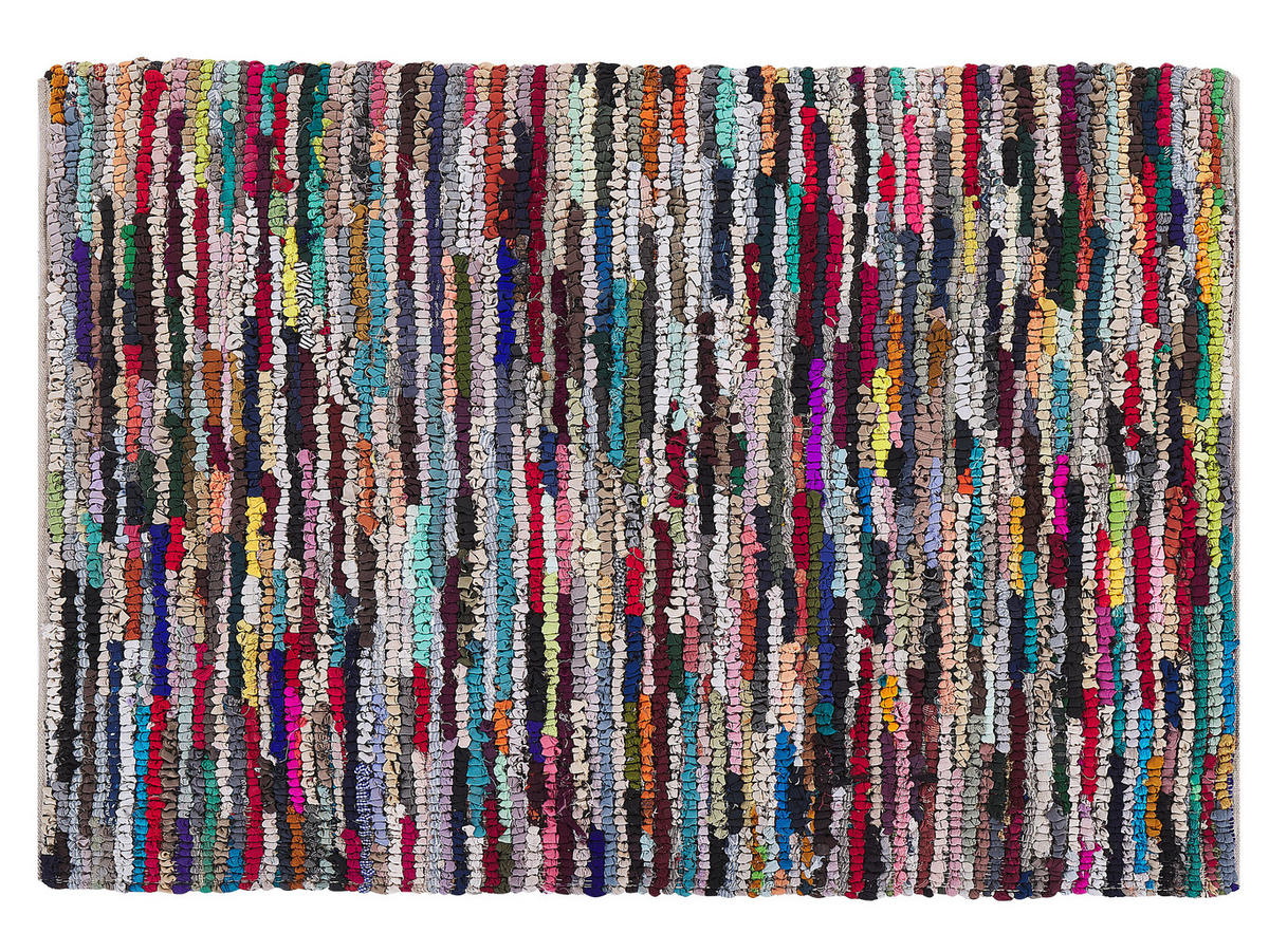KURZFLOR-TEPPICH Bafra 200/140 cm - Multicolor, Kunststoff (140/200cm) - Beliani