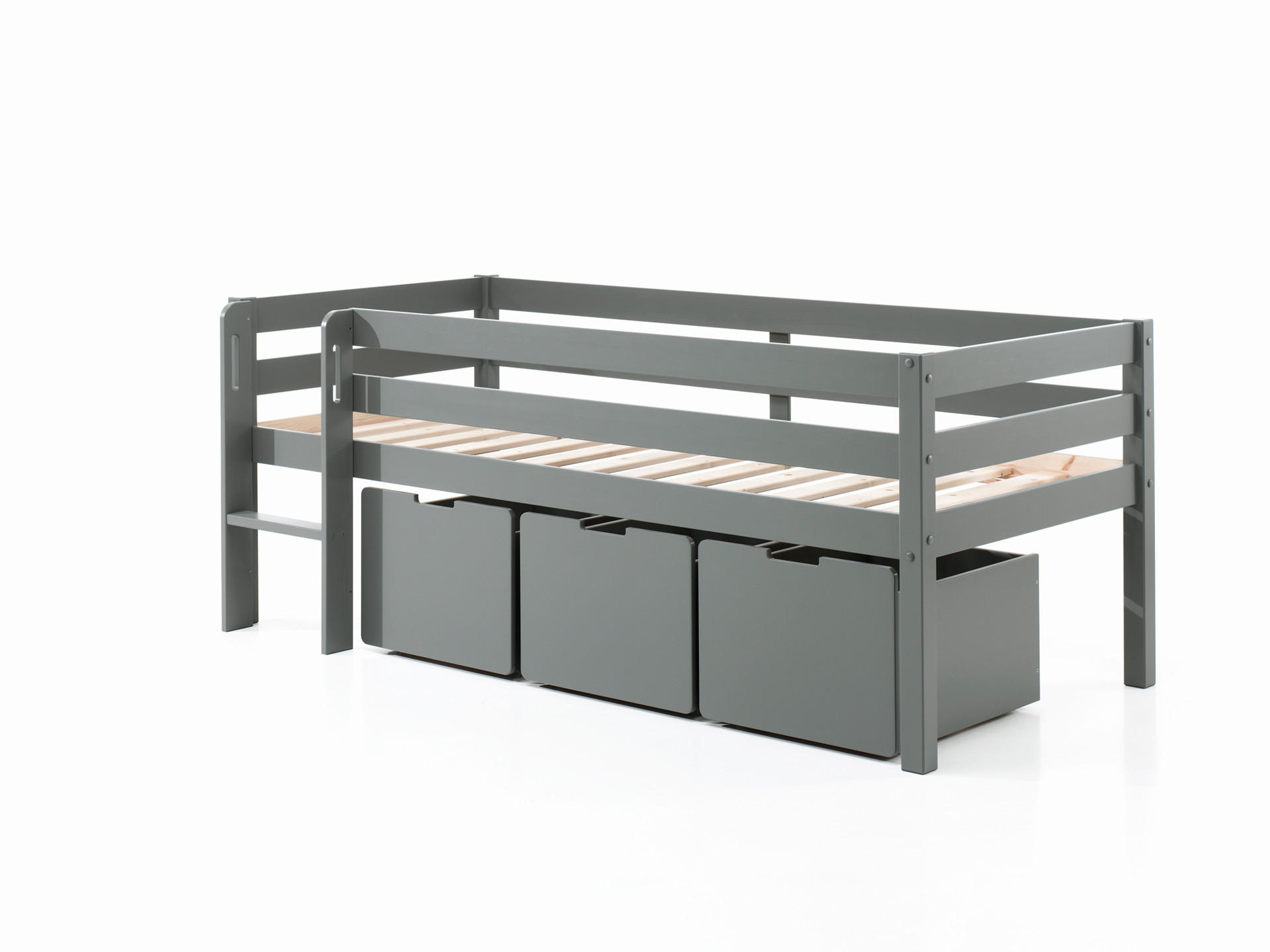 HOCHBETT PINO Grau 105x208x83 cm - Grau, Holz - FURNLUX