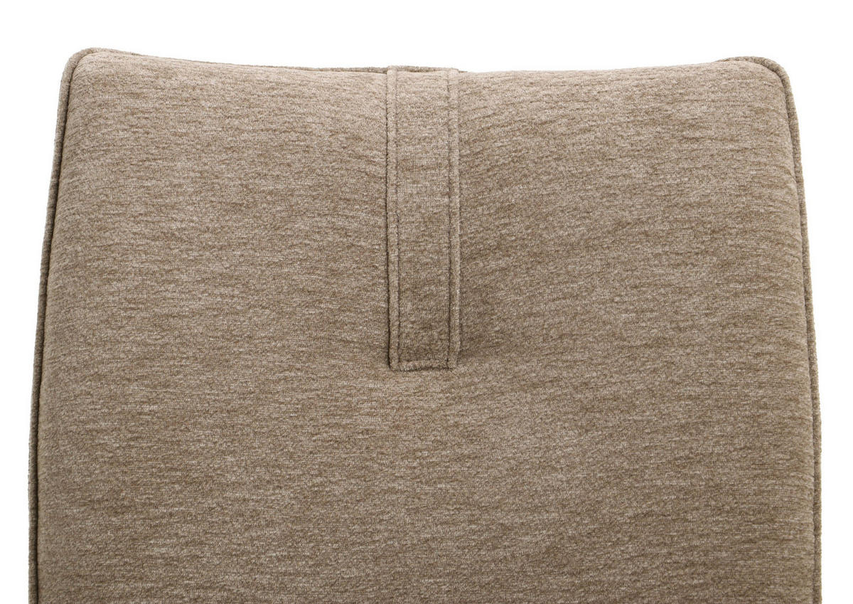 STUHL 100% Polyester 47 x 61 x 88 cm beige / braun POLSTERSTÜHLE #02 - Beige, Kunststoff (47/88/61cm) - Massivmoebel24