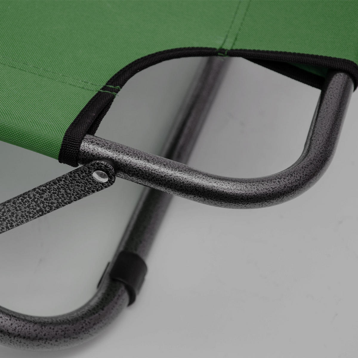 CAMPINGSTUHL, 153/70 cm, Grün - Grün, Kunststoff (60/82/153cm) - Amanka