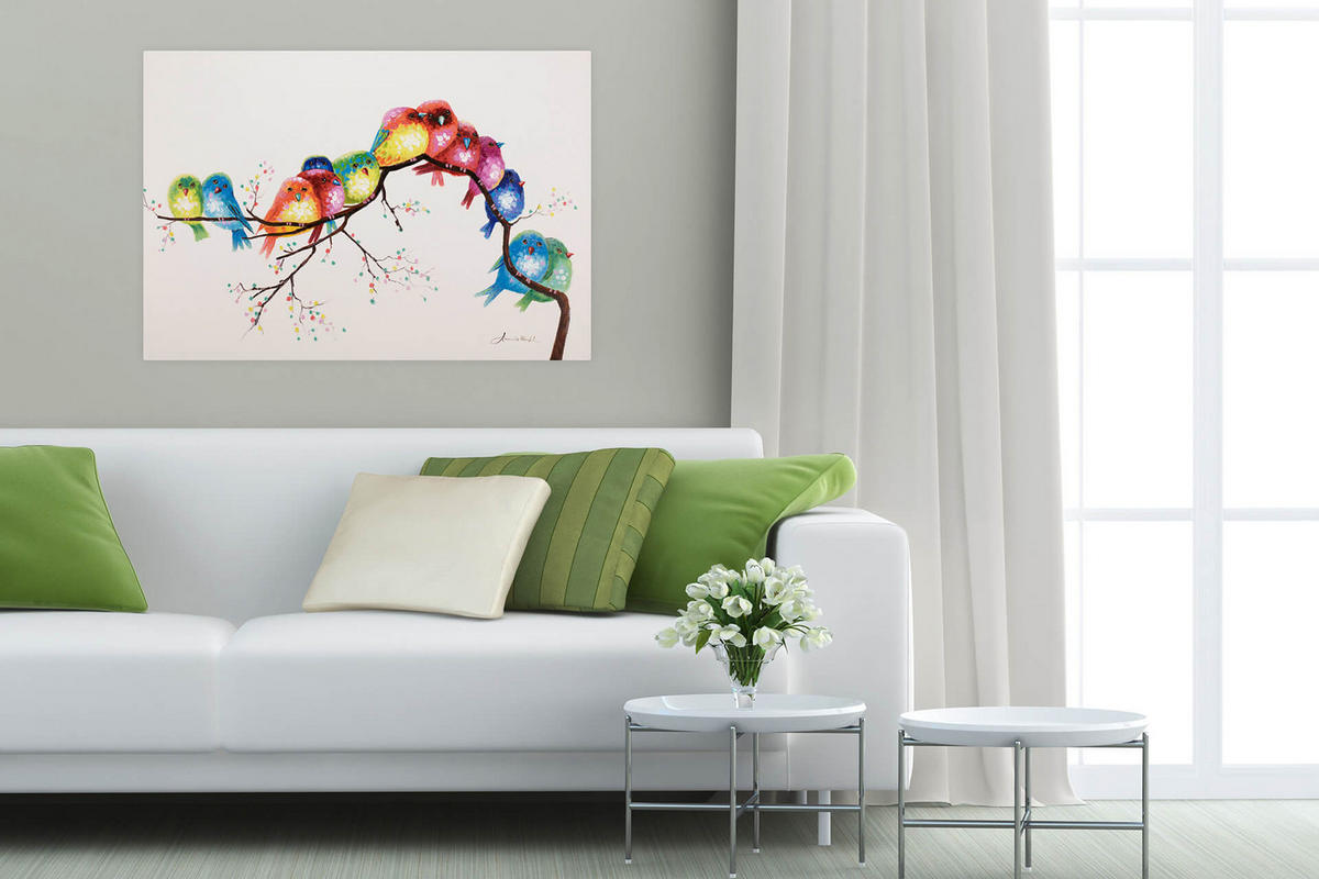 ÖLGEMÄLDE 100/70 cm - Multicolor, Holz/Textil (1.78/70cm) - KUNSTLOFT