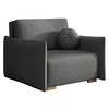 SCHLAFSOFA Viva Glov I - Naturfarben/Grau, Holz/Textil (104/85/98cm) - MIRJAN24