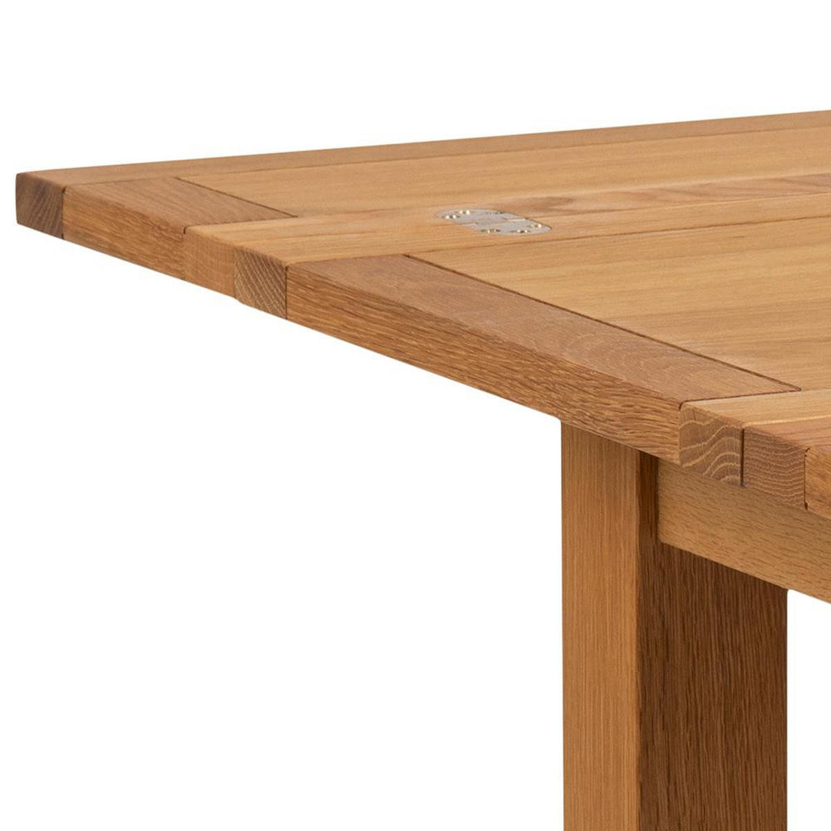 ESSTISCH Eichenfurnier - Eiche Wotan, Holzwerkstoff (90/100/75cm) - ebuy24