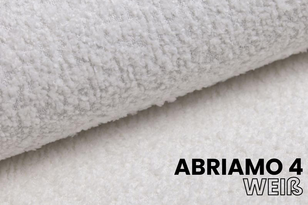 BOXBETT CLOUD 100/200 in Boucle Weiß H3 - Weiß, Holz/Holzwerkstoff (100/200cm) - Deine Möbel 24