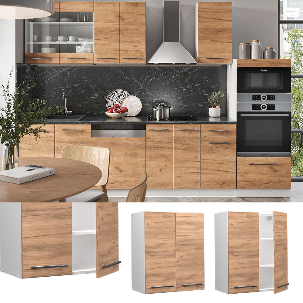 HÄNGESCHRANK Fame-Line Goldkraft Eiche 60 cm - Honigeiche/Eiche Wotan, Holzwerkstoff (60/72/34.1cm) - Vicco