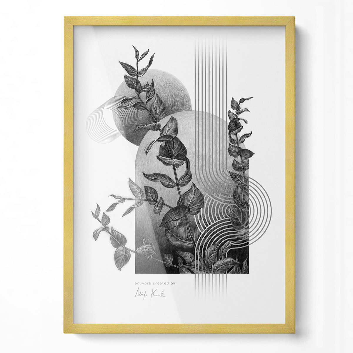 BILDERRAHMEN - Silberfarben, Kunststoff (50/70/1.5cm) - Wallfluent