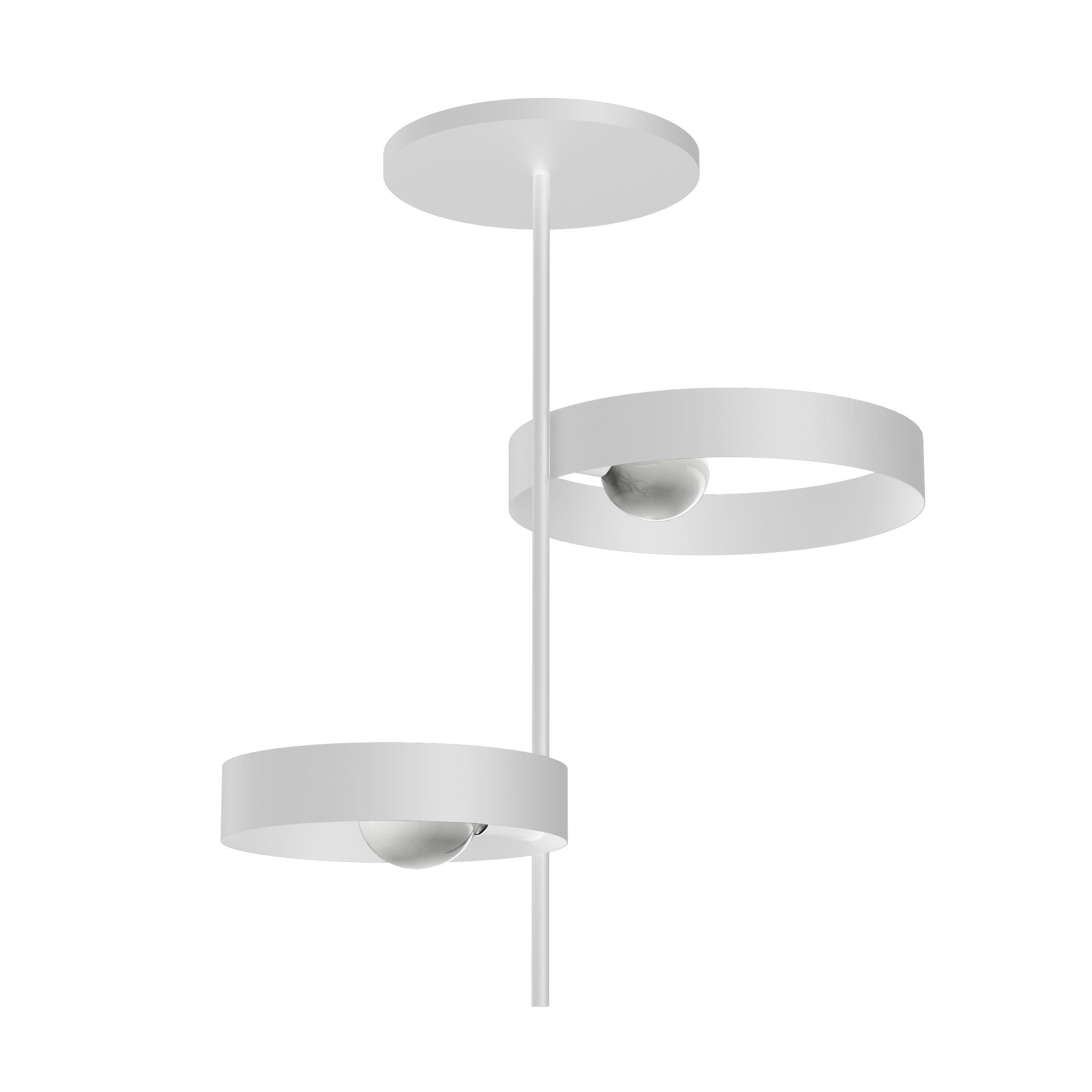 DECKENLEUCHTE - Weiß, Metall (40/70/80cm) - Lumicom