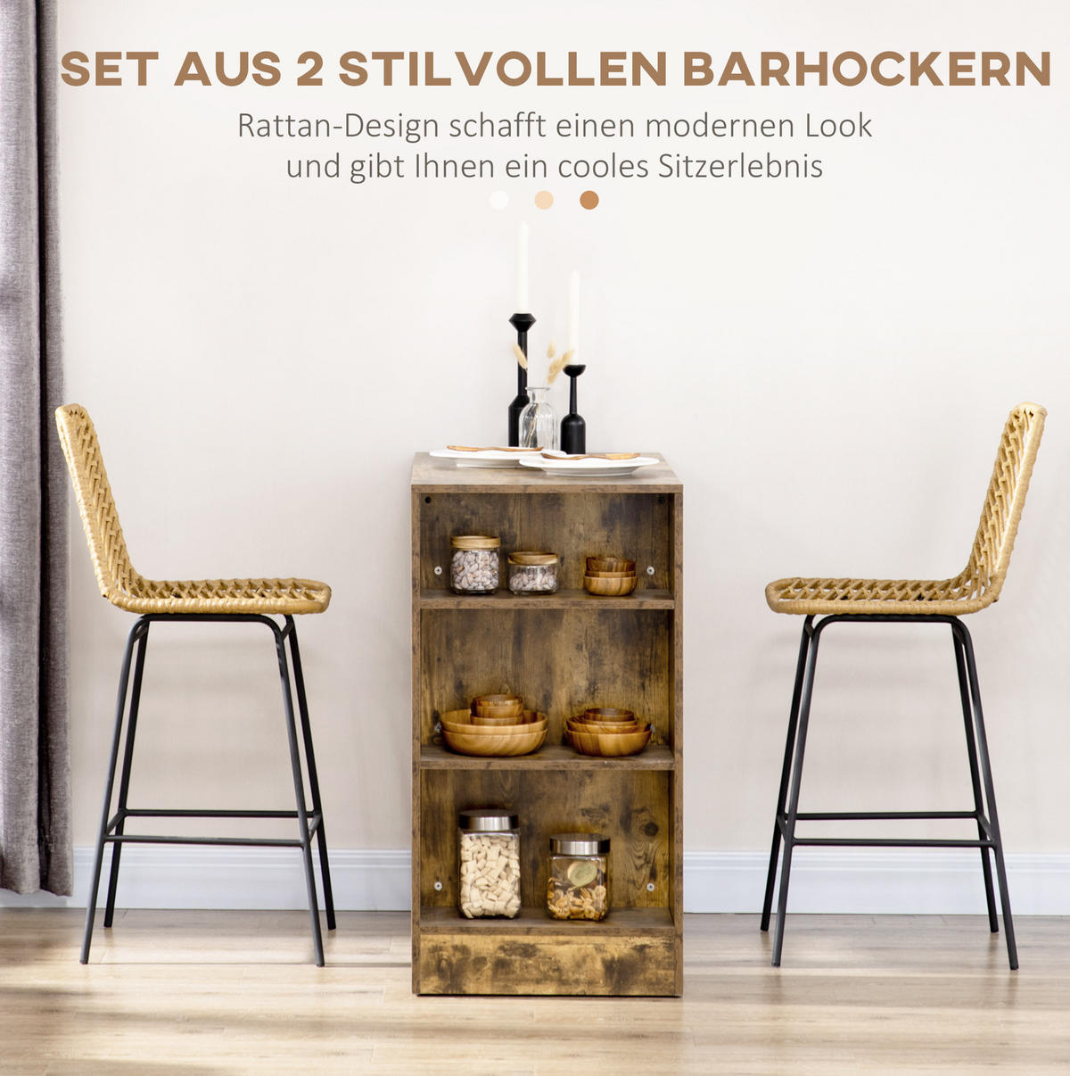 BARHOCKER 42,5/52/102 cm Gelb mit Rückenlehne und Fußstütze - Gelb, Kunststoff (52/102/42.5cm) - MIVRAY