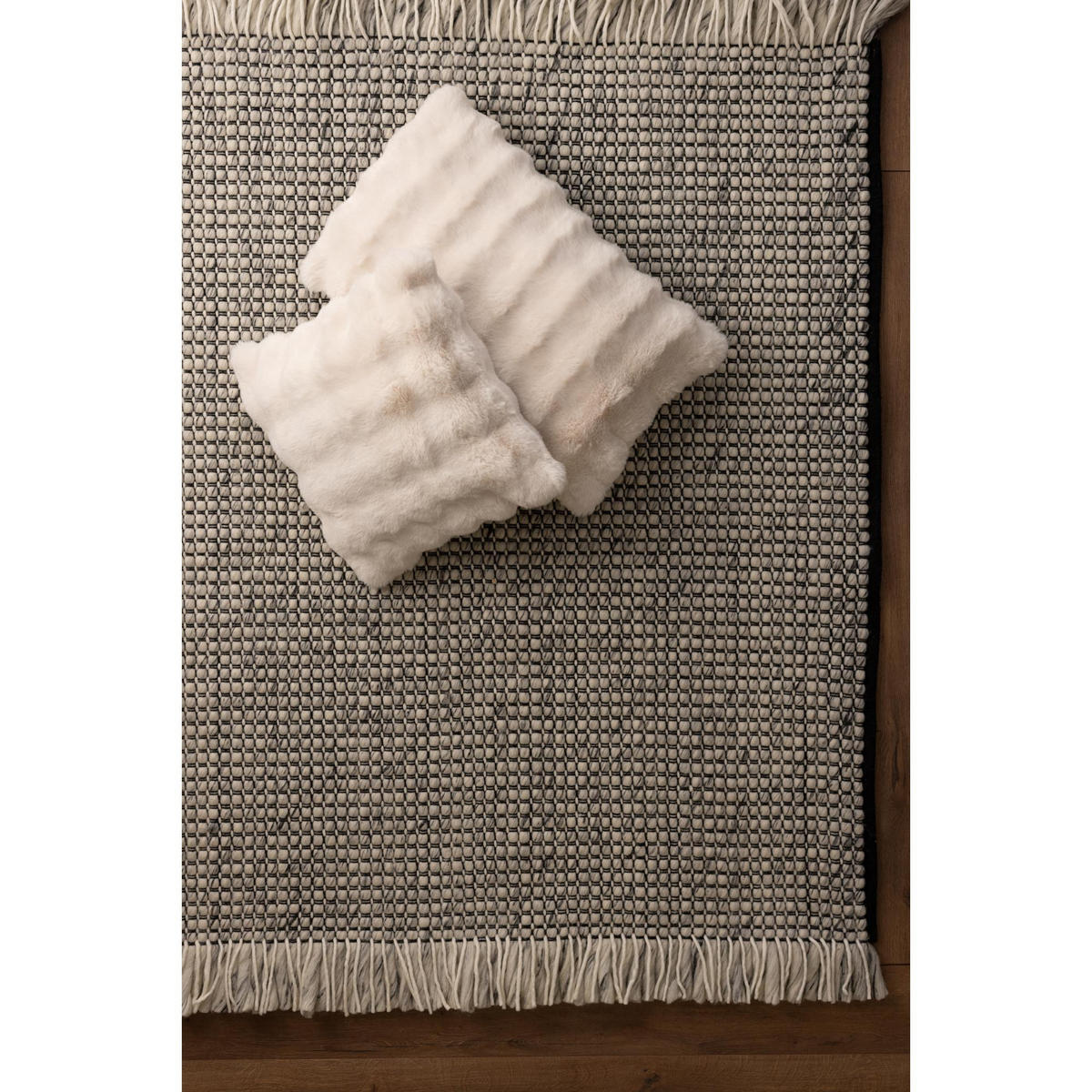 TEPPICH Koda kaviar 190 x 290 cm - Schwarz, Textil (190/290cm) - Vivaraise