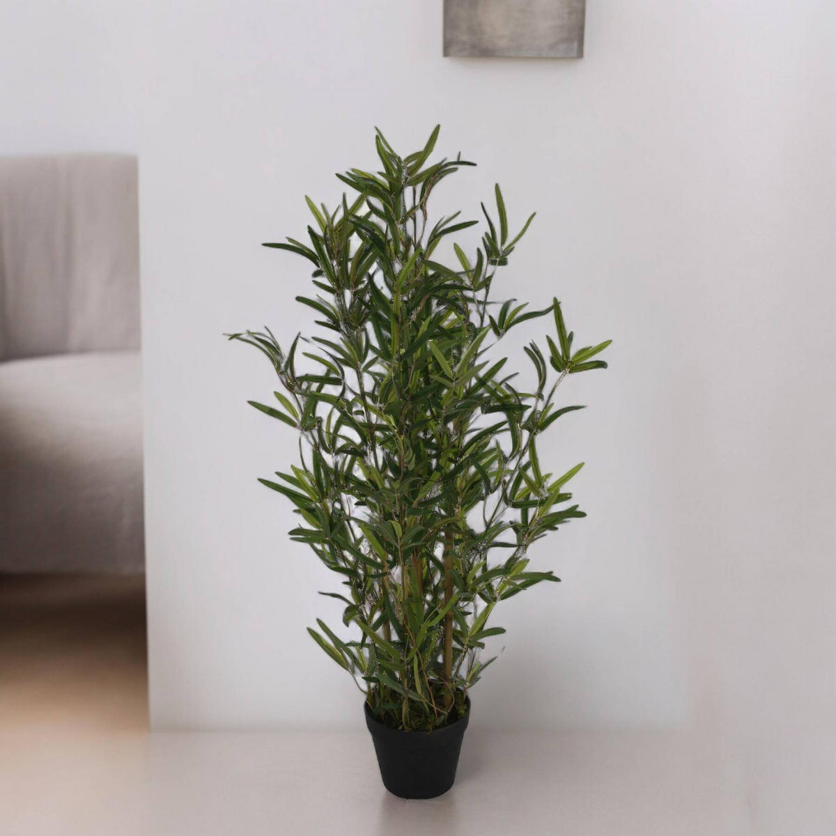 BAMBUSBAUM 90 cm - Grün, Naturmaterialien (90cm)