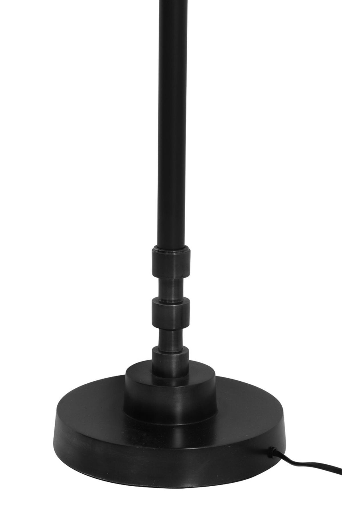 STEHLEUCHTE Bhutan Schwarz Ø21,5/145 cm - Schwarz, Metall (21.5/21.5/145cm) - Light & Living