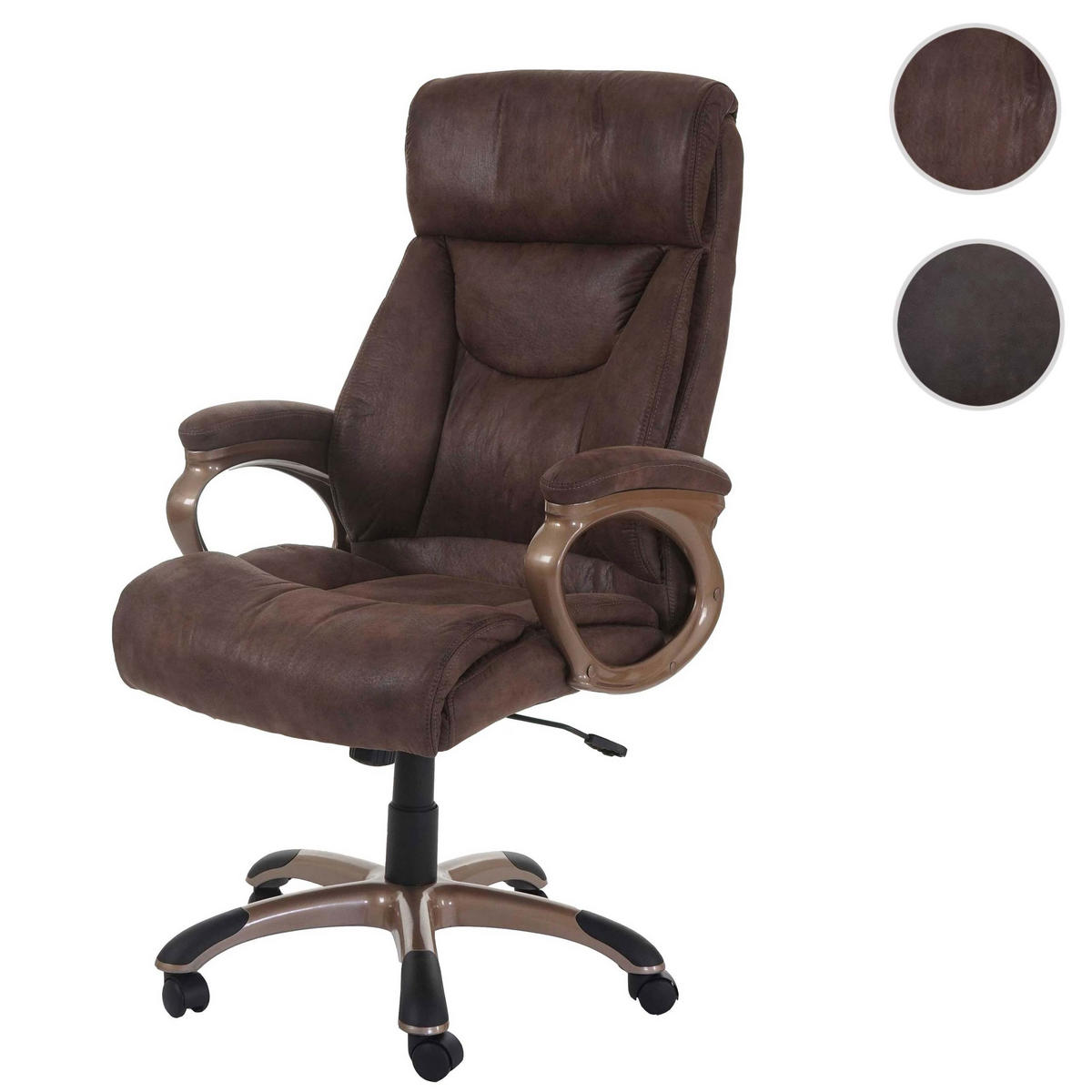 BÜROSTUHL Braun - Braun, Textil (68/120/74cm) - MCW
