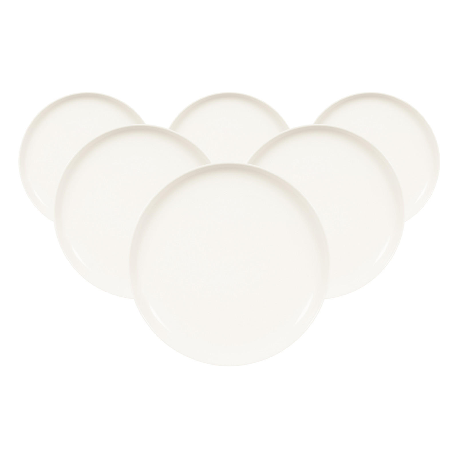 BROTTELLER Savona Fine Diamond creme ø 17,7 cm 6er Set - Creme, Keramik (17.7cm) - Seltmann Weiden