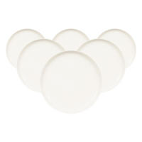 BROTTELLER Savona Fine Diamond creme ø 17,7 cm 6er Set - Creme, Keramik (17.7cm) - Seltmann Weiden