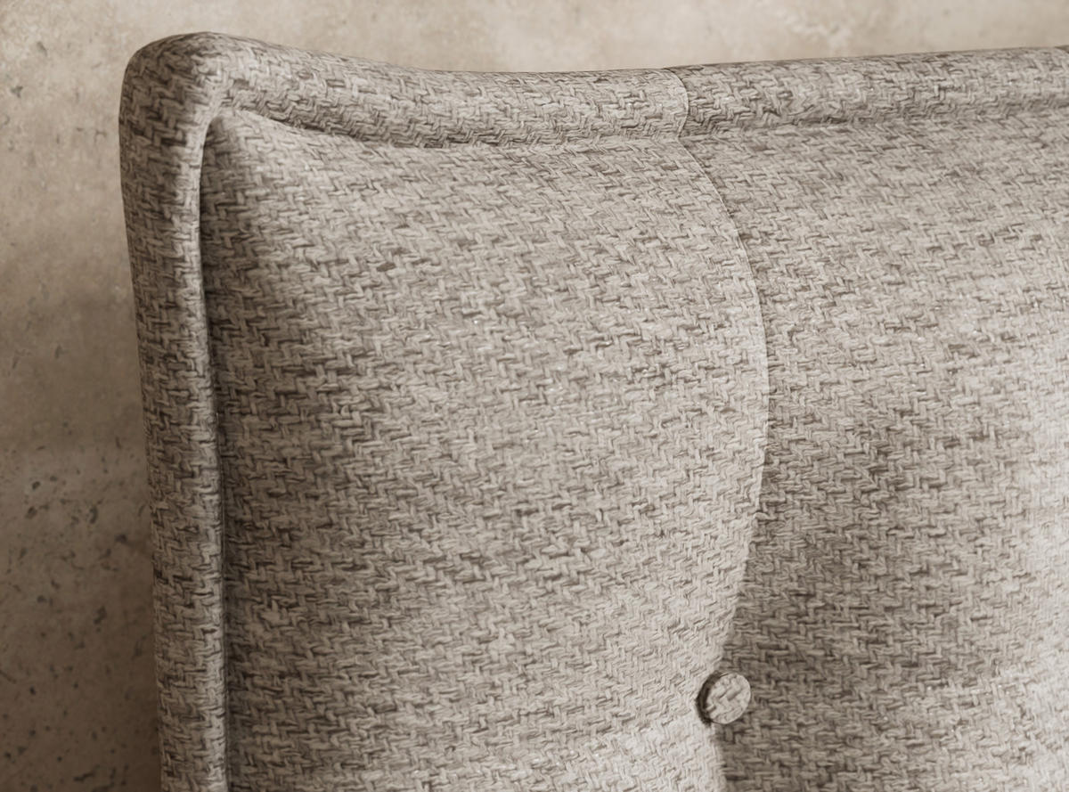 BOXSPRINGBETT Fatu 200/200 cm, in Hellbraun, Bettkasten, Matratze, Topper - Hellbraun/Schwarz, Holz/Holzwerkstoff (200/200cm) - Maison de Reve