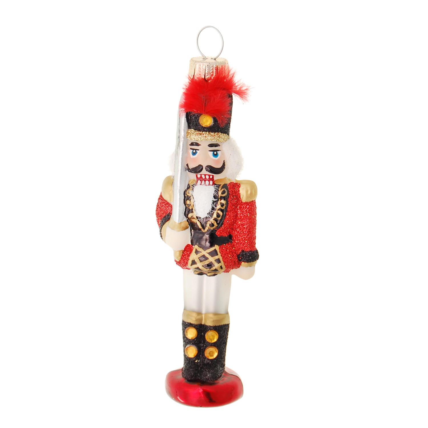 Krebs Glas Lauscha Christbaumschmuck Mehrfarbig 4x11x4 cm