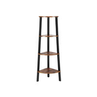 ECKREGAL STANDREGAL - Braun, Holzwerkstoff (125/34/34cm) - Hansiro