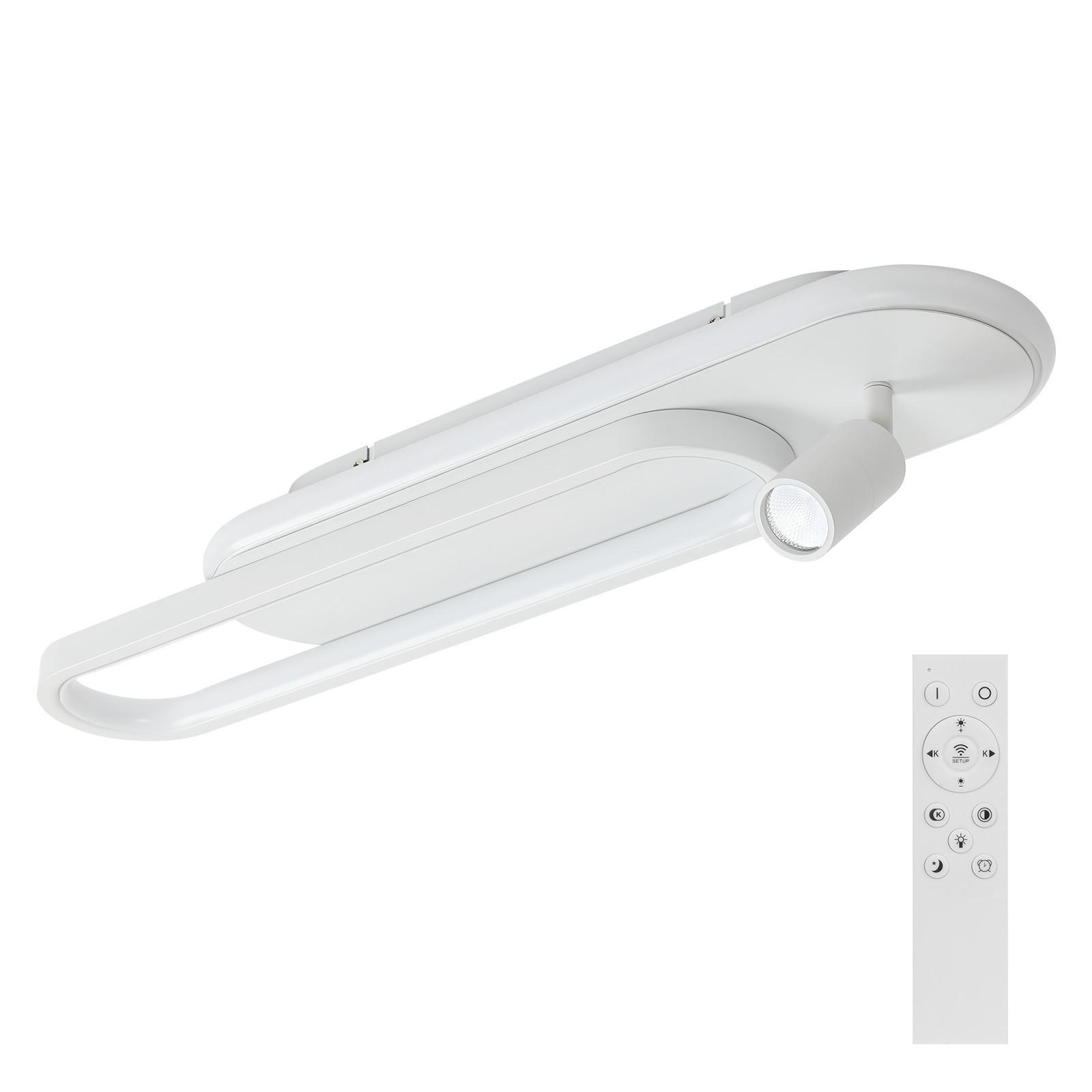 LED-DECKENLEUCHTE Sarnel 13/13/15.5 cm - Weiß, Metall (13/13/15.5cm) - ZMH