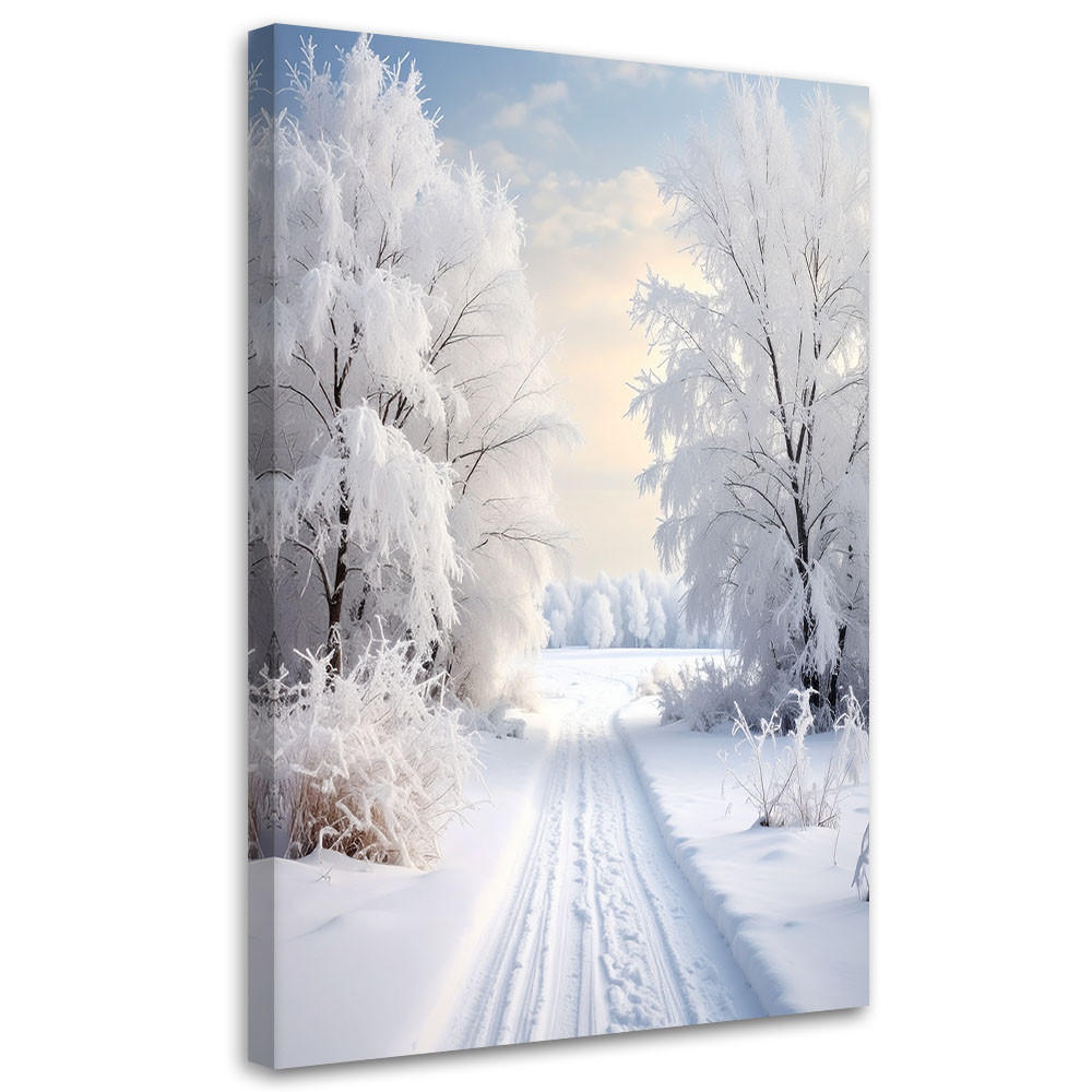 LEINWANDBILD Weihnachten 60x90cm - Weiß, Textil (60/90cm) - Feeby