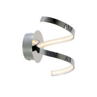 WANDLEUCHTE Film, Silber/Chrom, 25cm - Chromfarben, Metall (15/25/15cm) - KOSILUM