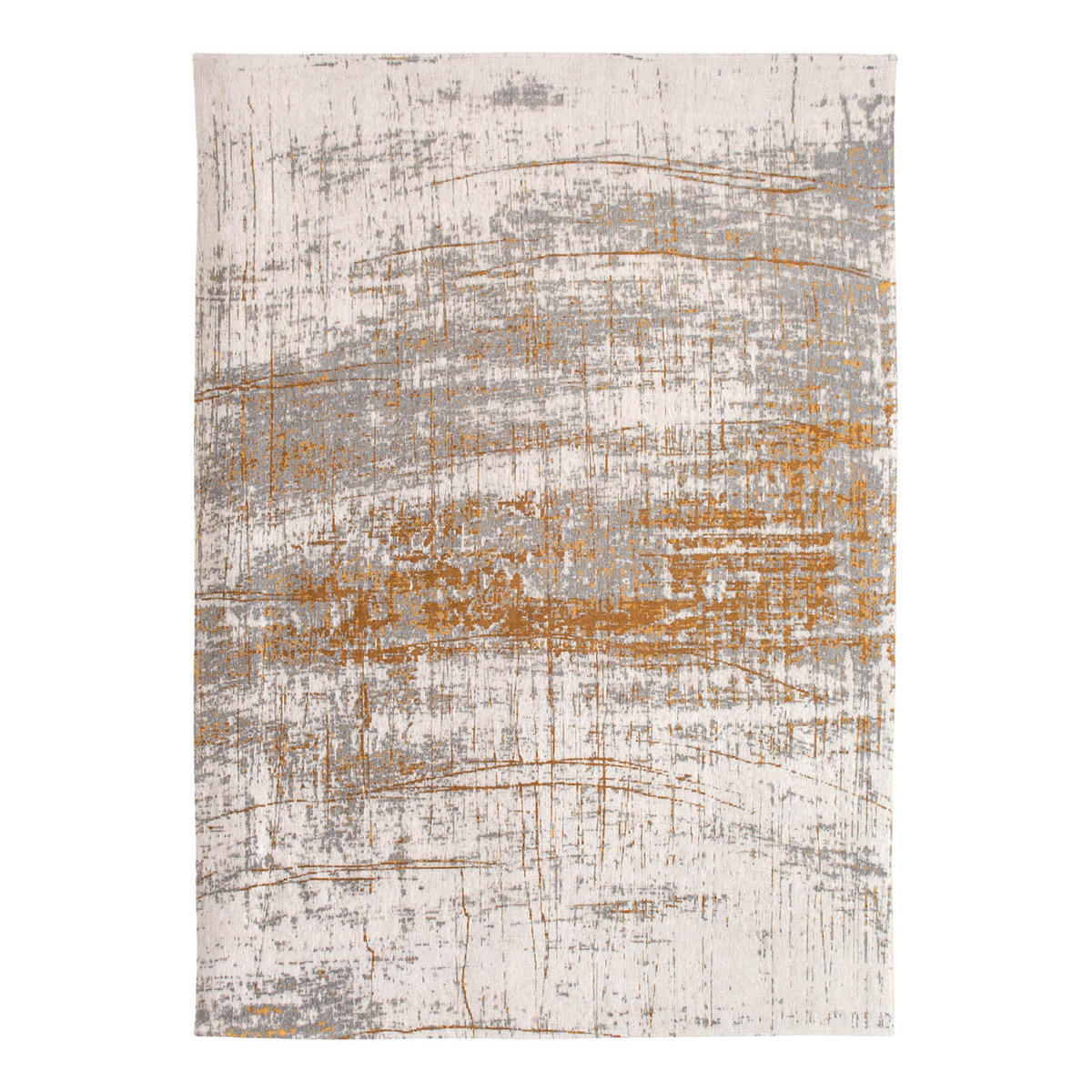 TEPPICH Columbus Gold Mad Men 170/240 cm - Gelb, Textil (170/240cm) - Louis De Poortere